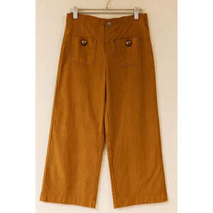 Jules & Leopold S/P Wide Leg Crop Pant 70's Inspo Retro Fall Minimalist Chic